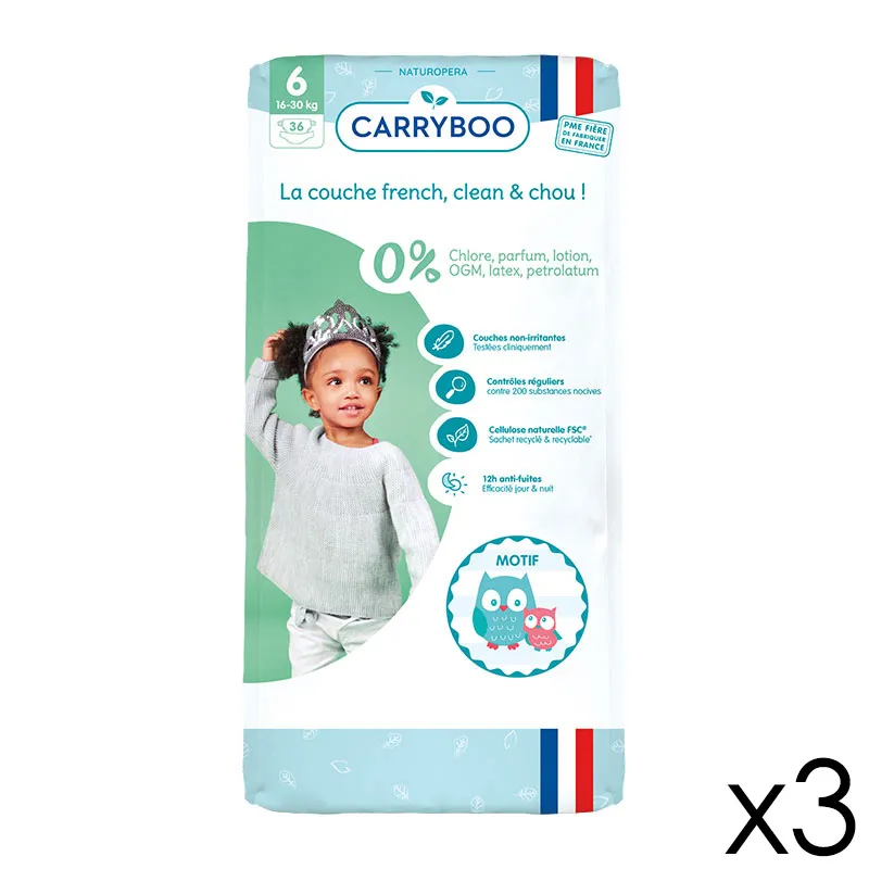 Couches dermo-sensitives T.6/16-30kg - 108 couches-0