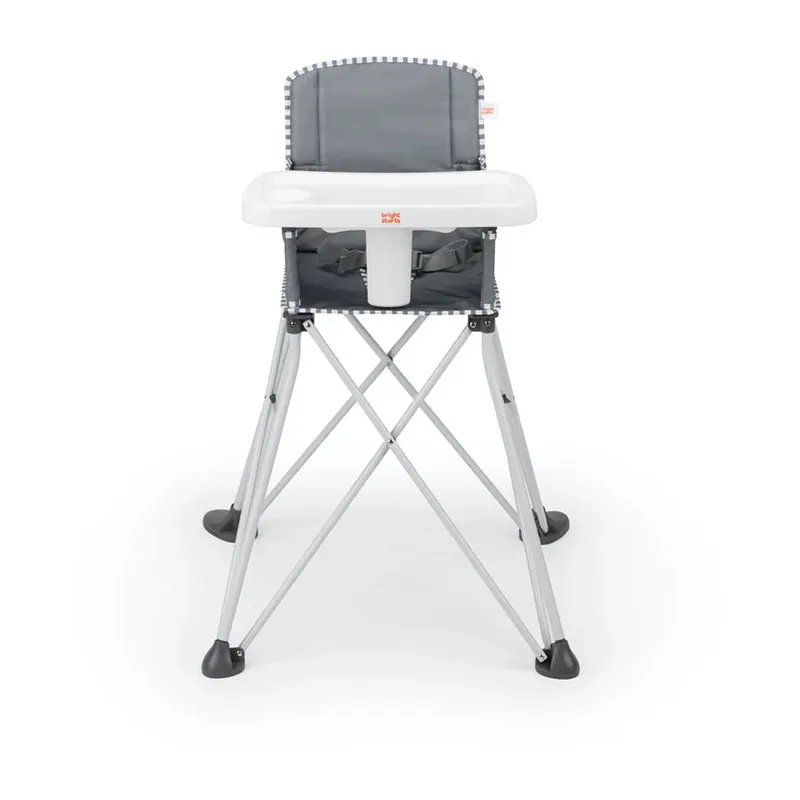 Chaise haute Pop'N'Dine Gris - 6m+-10