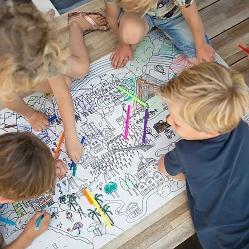 Tableau de coloriage lavable - 4+-0