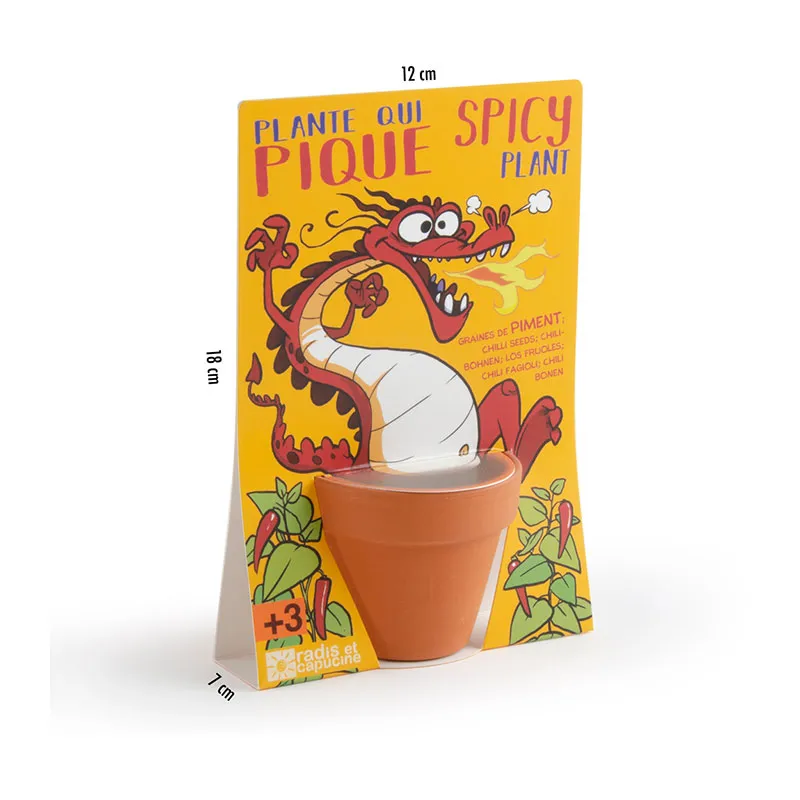Kit à semer - Piment de Cayenne Dragon-5