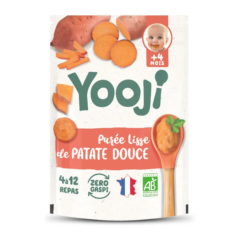 Duo Purées de Panais (x2) & Patate douce BIO (x2) - 16 repas - 4m+-5
