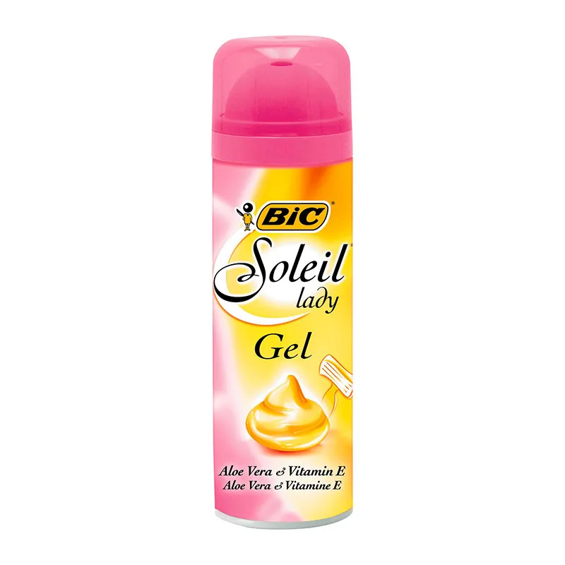 Gel de rasage Femme Aloe Vera/Vit. E Soleil Lady - 150ml - BIC - RASOIRS-0