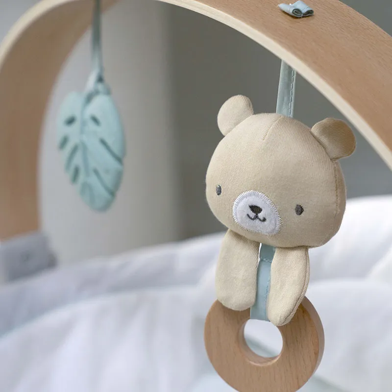Transat musical avec arc d'activités en bois Cozy Spot - 0m+-7