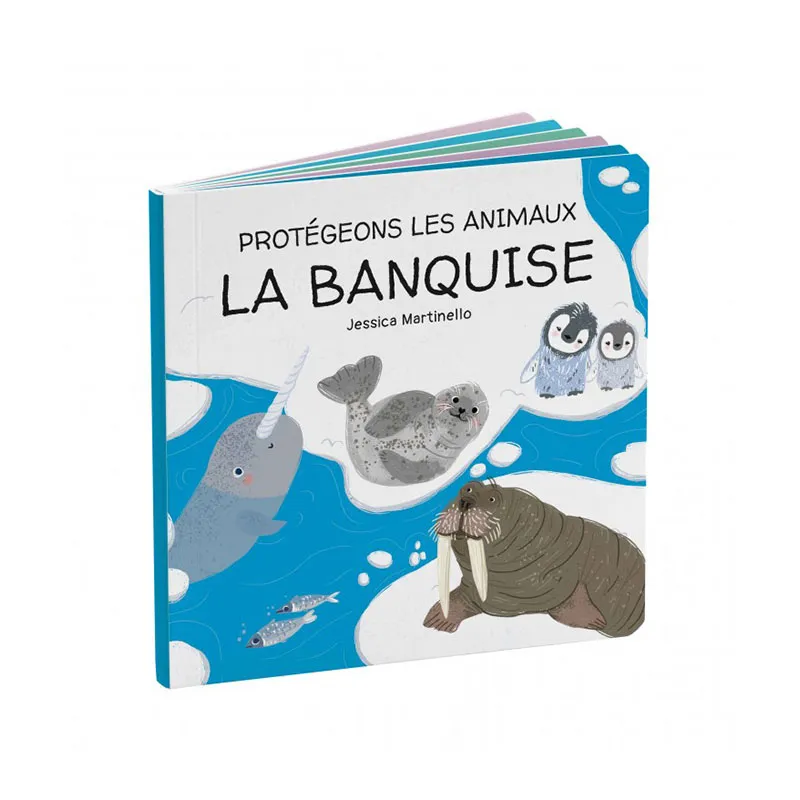 Mémo + livre Protégeons les animaux La banquise - 4+-2