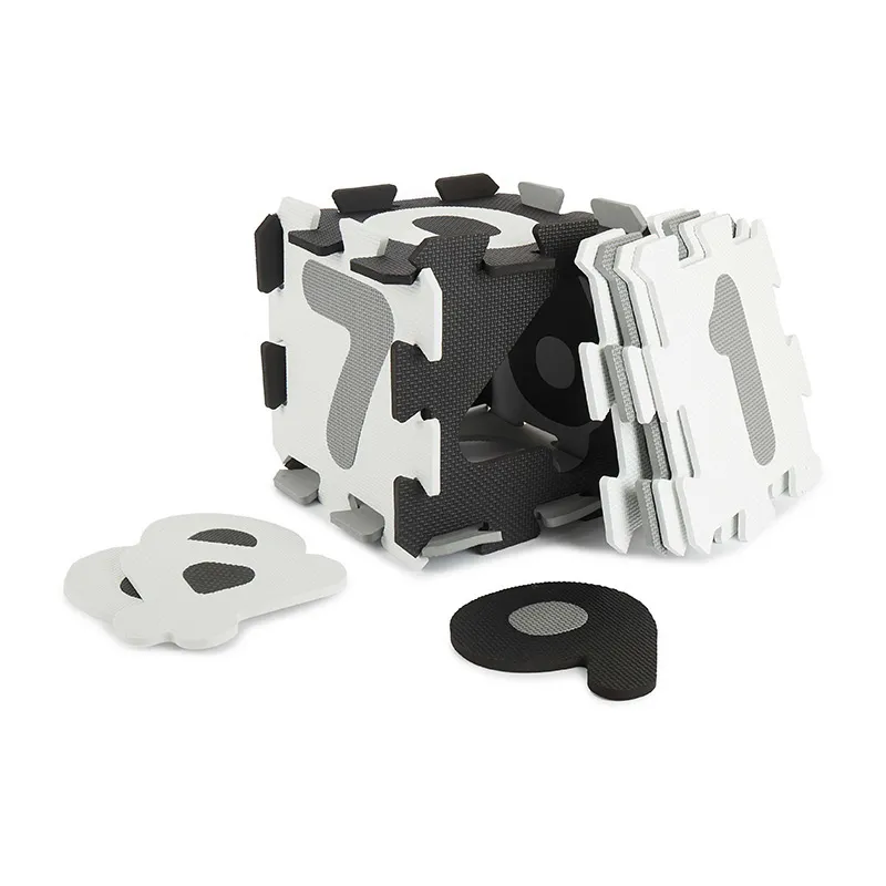 Puzzle Chiffres Mat Noir/Blanc 10pcs - 12m+-5