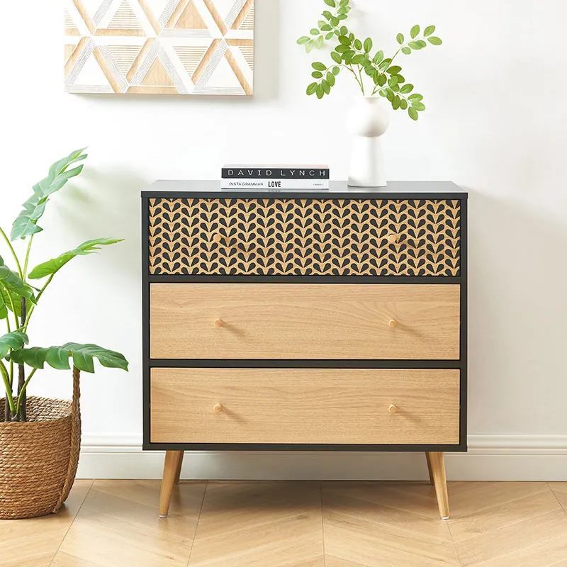 Commode Capucine Noir - 78x39.5x80cm-0