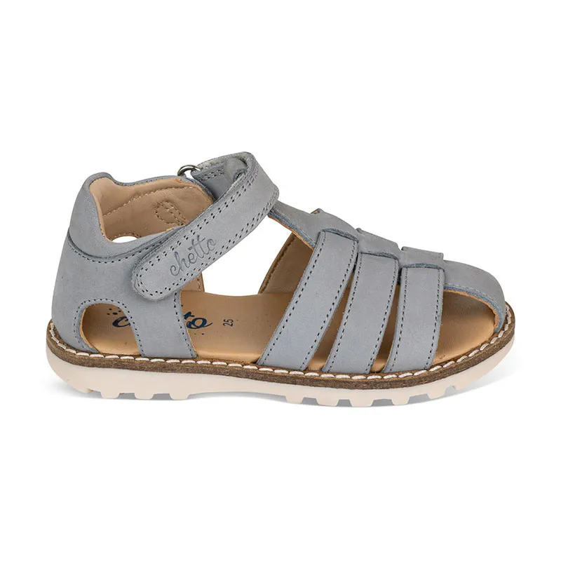 Sandales semi-ouvertes Paolo Cuir - Gris-0