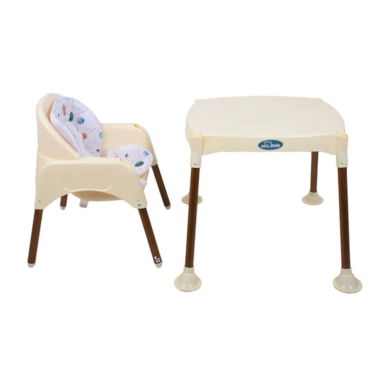 Chaise haute 3en1 - Ecru-6