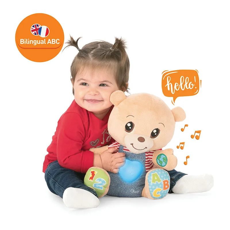 Teddy l'Ourson des Emotions Bilingue - 6m+-1