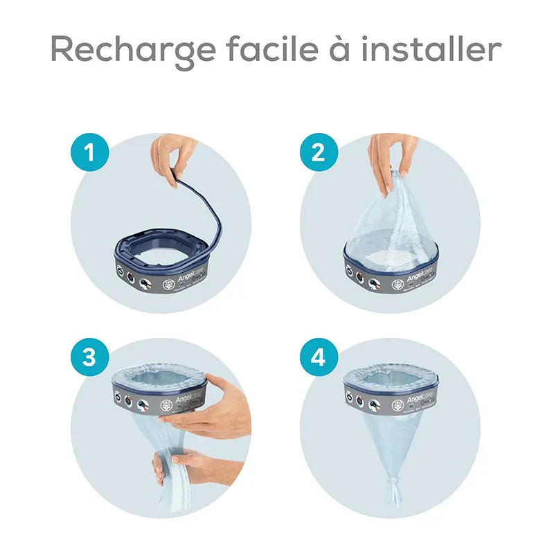 Poubelle à couches Dress Up 
avec 4 recharges-13