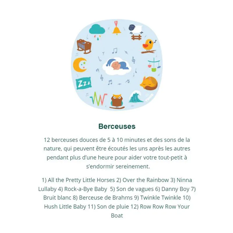 Lecteur éducatif audio Timio à piles + 5 disques - 24m+-7