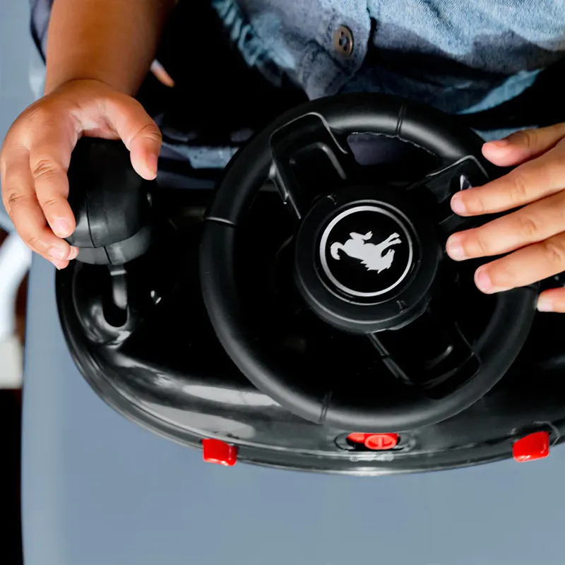 Trotteur 4en1 avec volant interactif amovible - 6m+-1