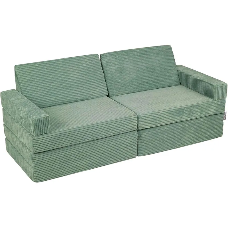 Canapé pliant pour enfant Vert - 110x70x30cm-0