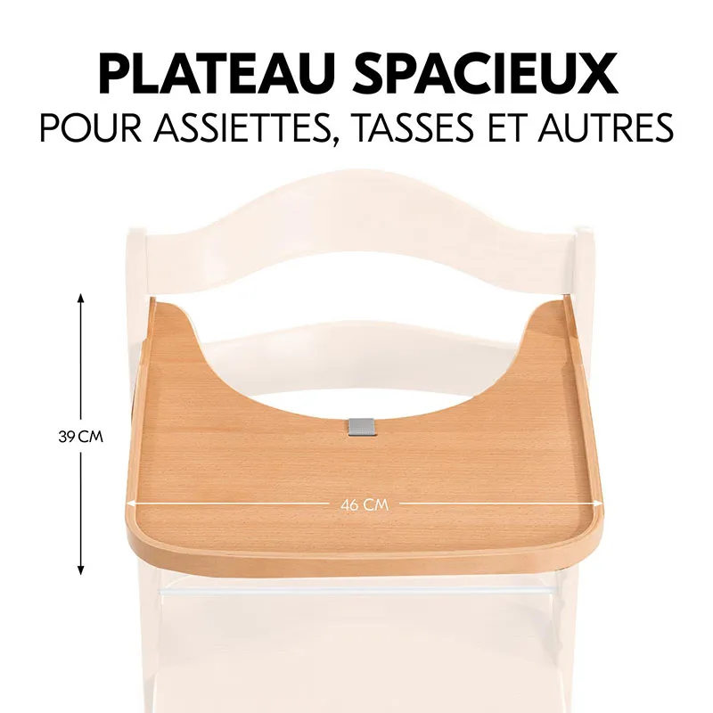 Chaise-haute Alpha+ + Transat Alpha Bouncer 2en1 + Tablette + Coussin Deluxe Espace - 0m+-11