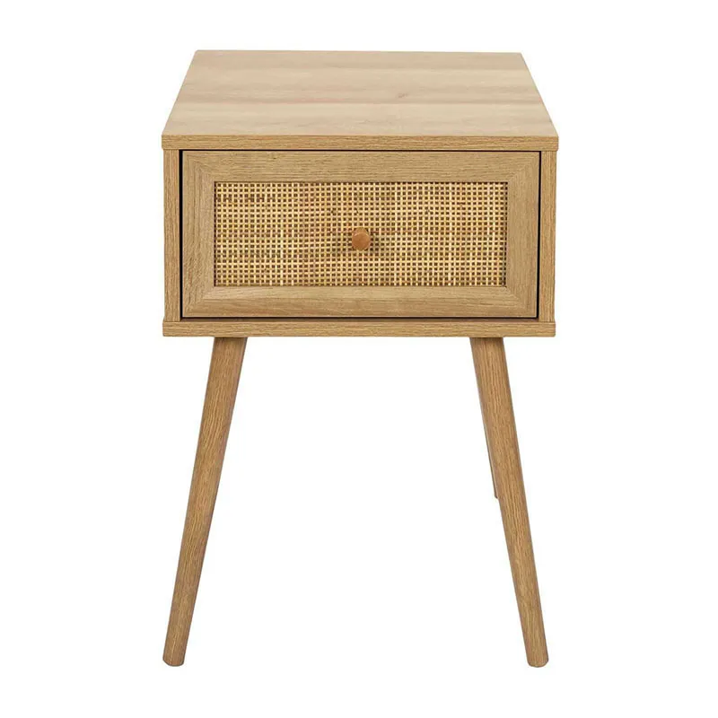 Table de chevet Bali 1 tiroir Bois - 55,4x39x39cm-2