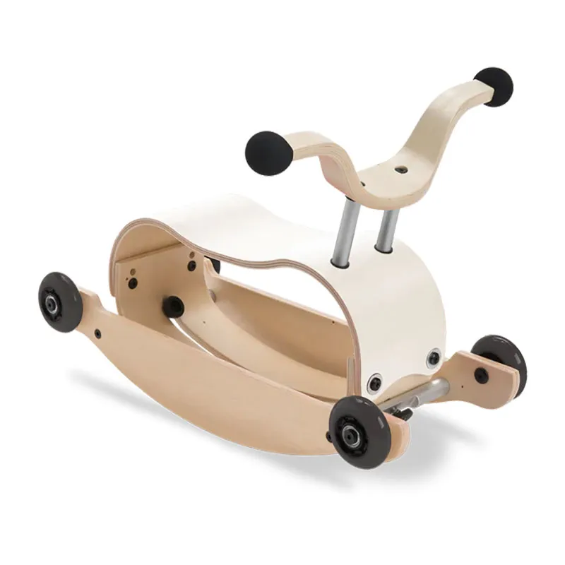 Porteur/Bascule 2en1 Mini Flip Blanc - 9m+-1