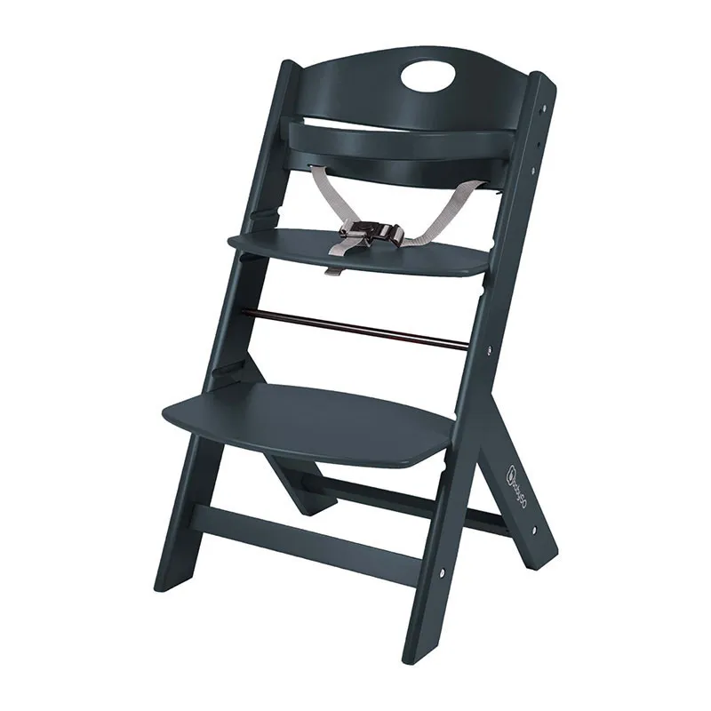 Chaise haute Family Noir - 10m+-4