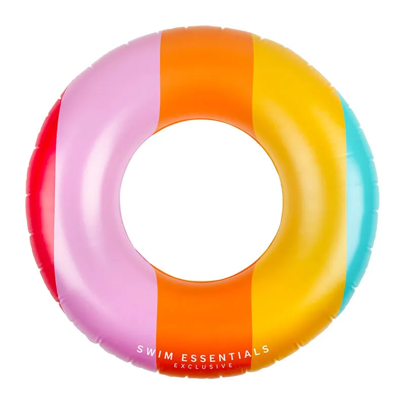 Bouée gonflable Arc-en-ciel Ø90cm - 6+-1