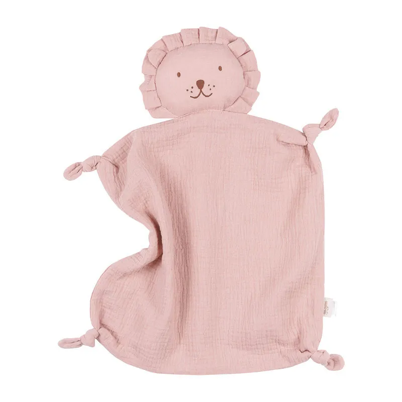Doudou Lion Rose - 45x33cm-0