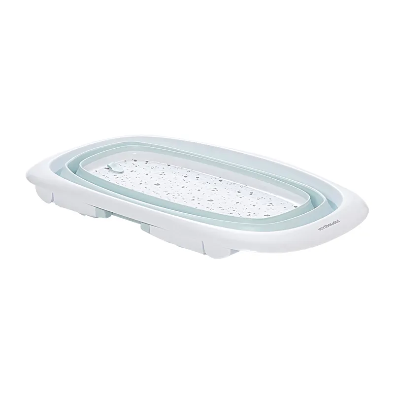 Baignoire pliable bicolore - Bleu clair/Multicolore-1