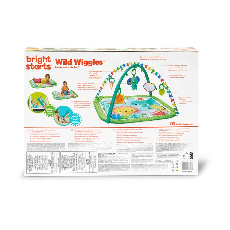 Tapis d'éveil pliable Wild Wiggles - 0m+-18