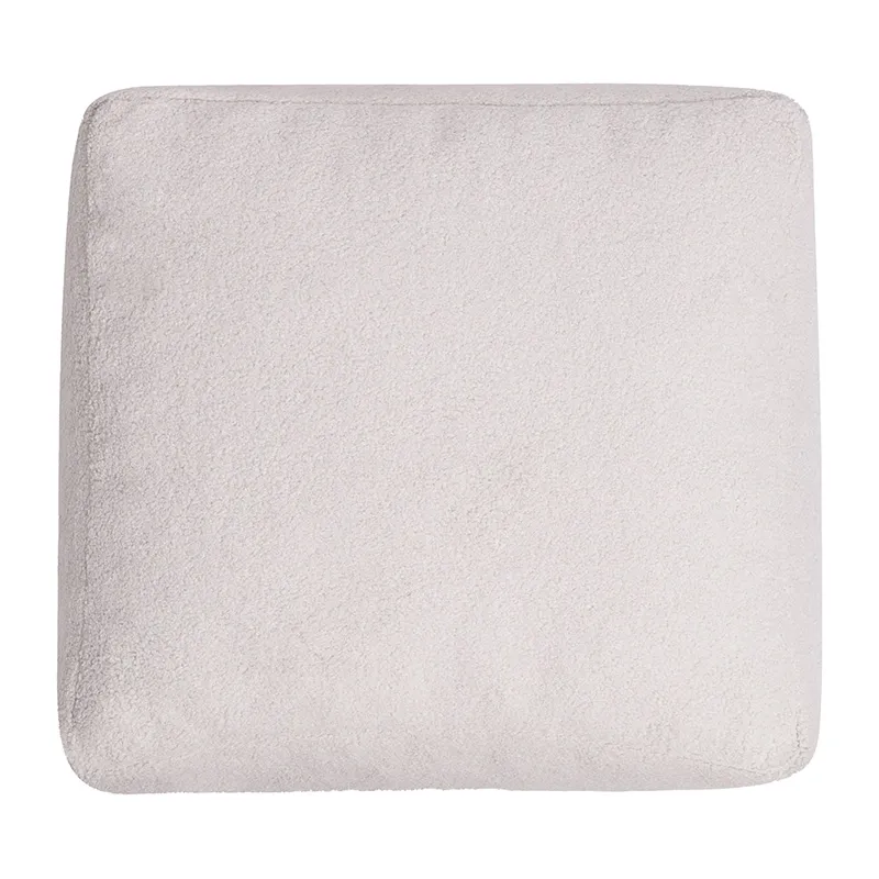 Pouf carré Montessori Teddy Beige - 50x50x25cm-3