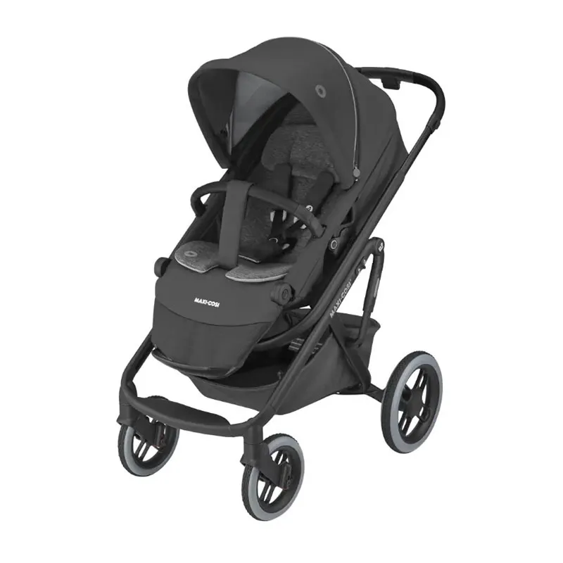 Duo Poussette tout terrain Lila XP + Cosi Pebble S + Base Familyfix S Noir/Graphite - 0m+-1