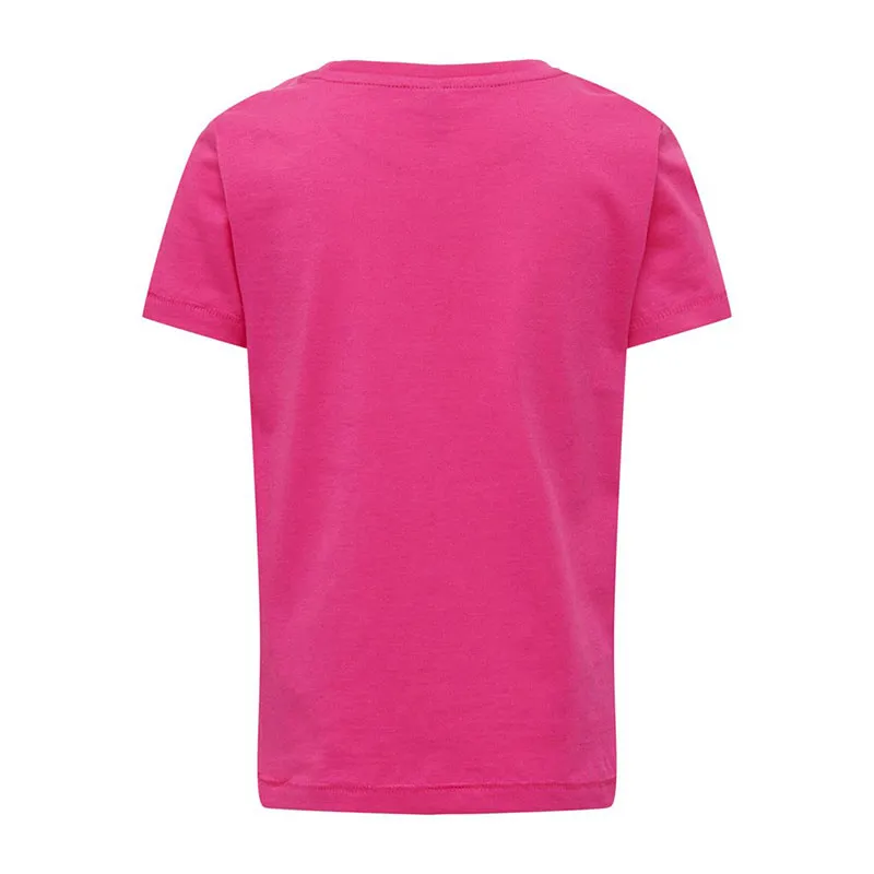 T-shirt MC Kita Fille - Fuchsia-1
