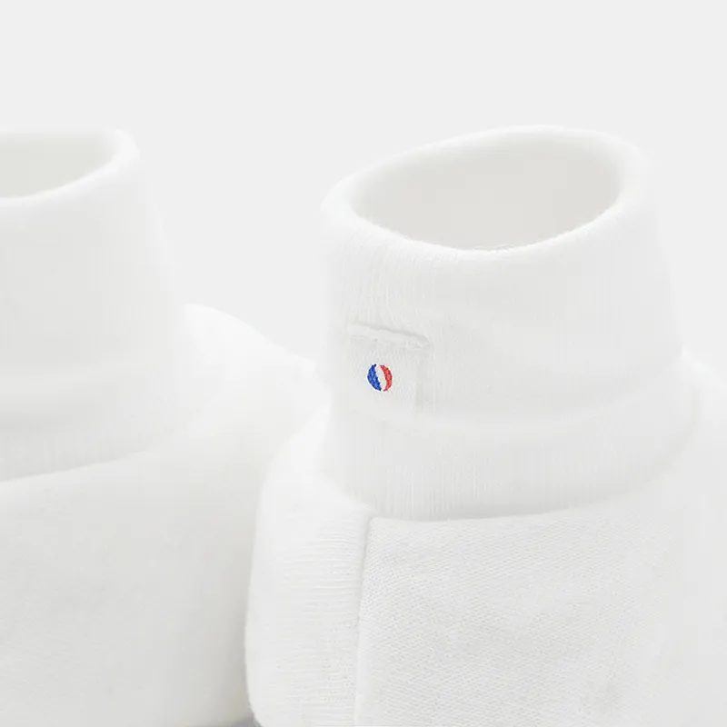 Chaussons Mixte - Blanc ivoire-1