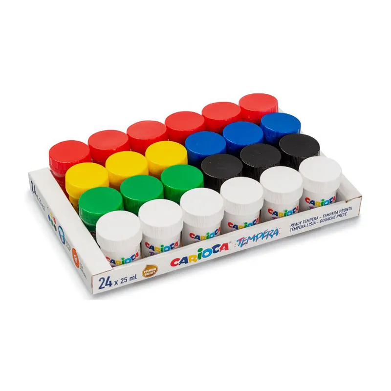 Pots de peinture 6 couleurs - 24pcs-0