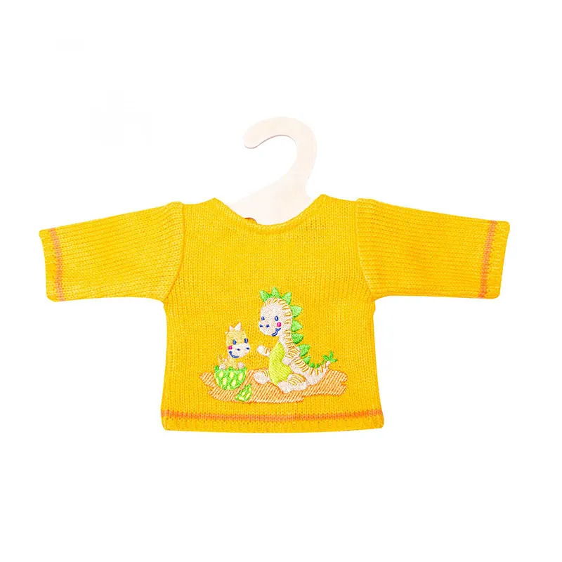 Pull en maille + Pantalon Dino - Poupée 35-45cm-1