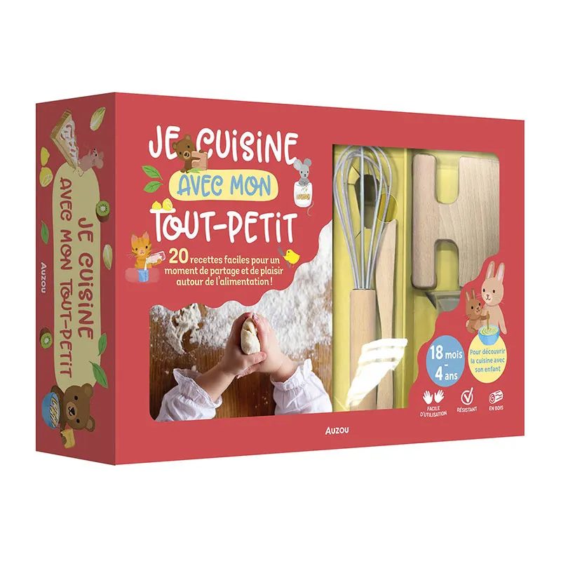 Coffret d'activités Je cuisine avec mon tout-petit - 18m+-0