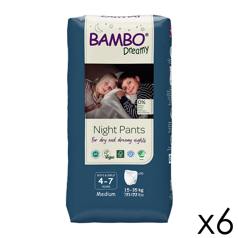 Couches de nuit Bambo Dreamy Unisexe T.15-35kg - 6x10-0