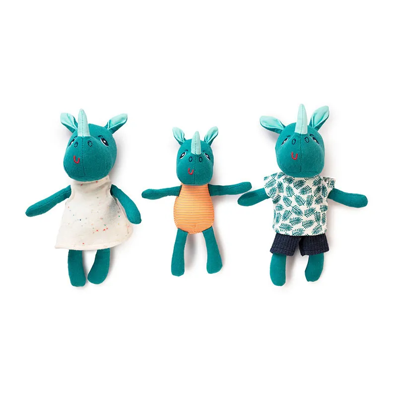 La famille de Marius le rhinocéros 4pcs - 24m+-13