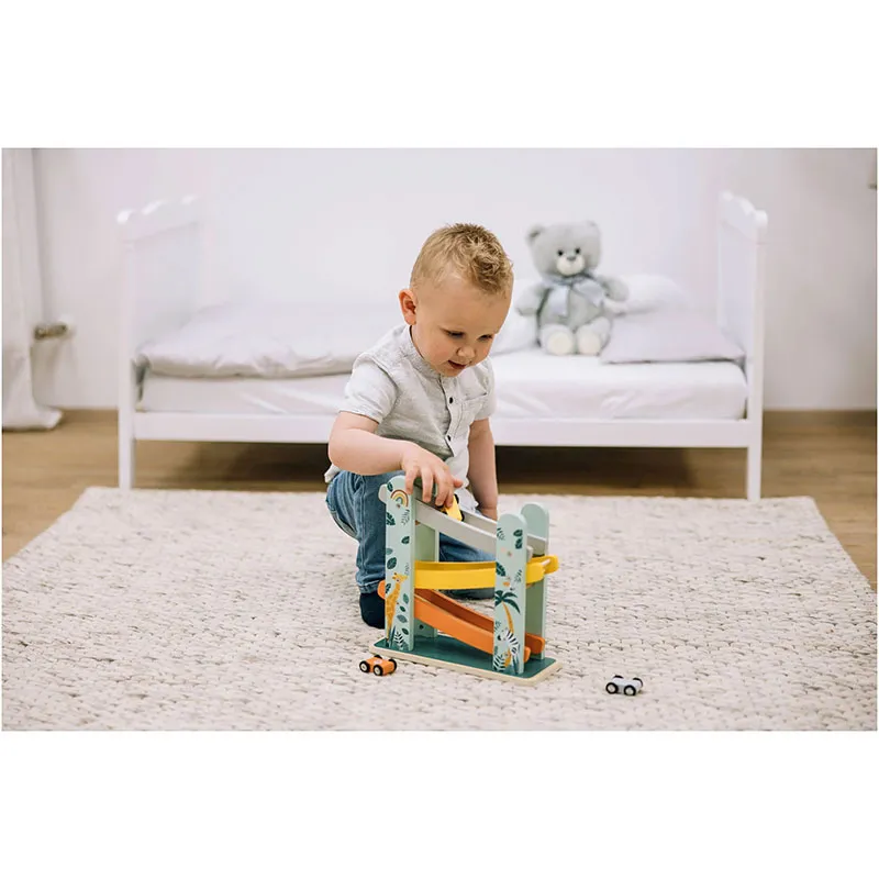 Mini garage & 2 voitures Bois - 18m+-6