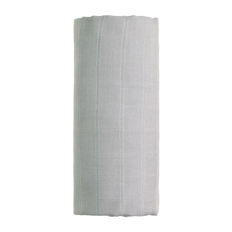 Lange Viscose Bambou Bio Gris - 90x100cm-0