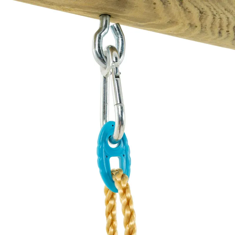 Balançoire classique plastique Bleue - 190-250cm-4