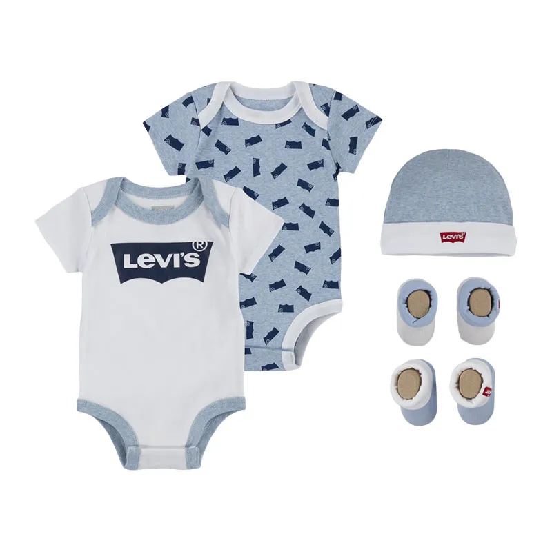 Ensemble 5 pcs. Batwing - Chambray blue heather-0
