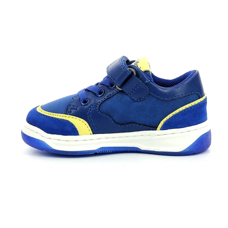 Sneakers basses scratchs Kouic - Bleu/Marine/Jaune-3