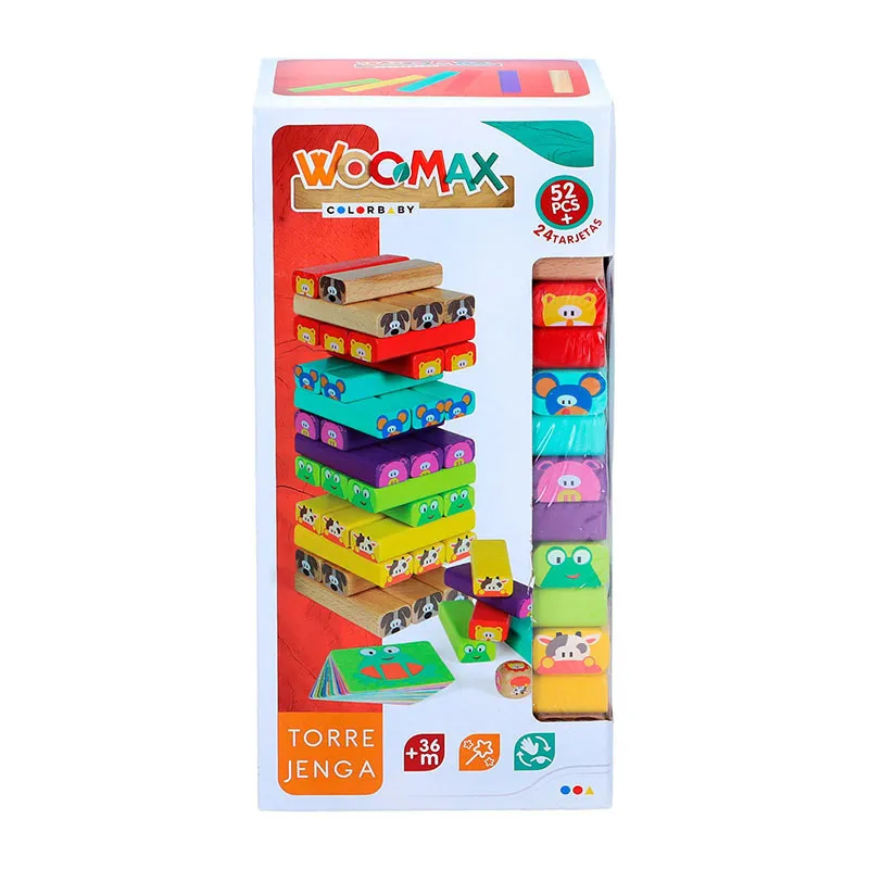 Jeu de société Jenga tour 4en1 - 36m+-3