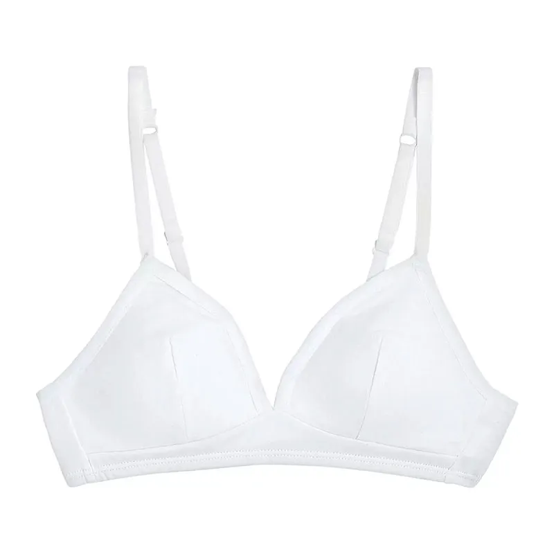 Soutien-gorge souple 1ère lingerie BIO Pepita - Blanc-0