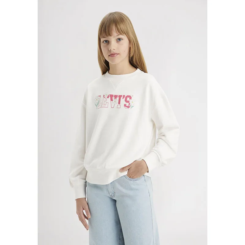 Top col rond Levis Crew Junior - Sugar swizzle-6