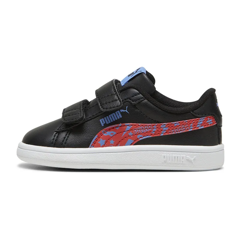Bebeboutik Baskets Bebe Puma Smash 3.0 Noir Rouge