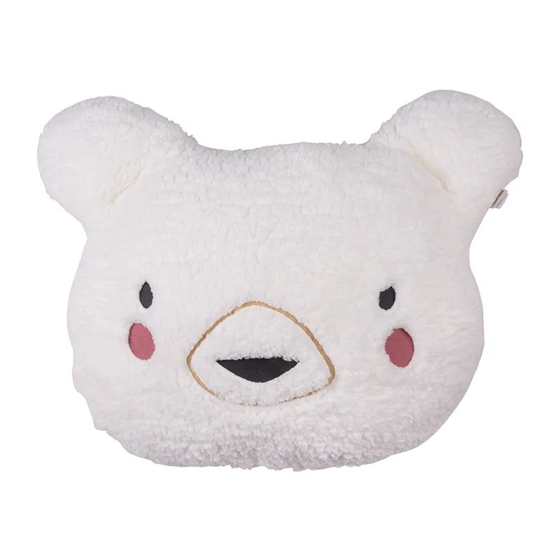 Coussin décoratif Ours Ecru - 60x50cm-1