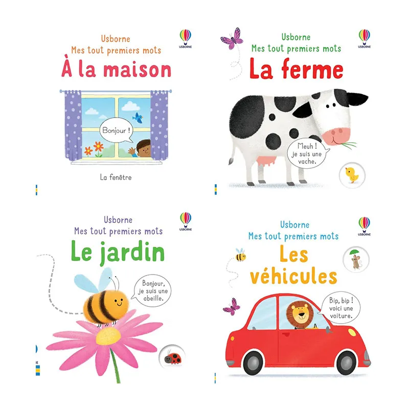 4 Livres Mes tout premiers mots - 0m+-0