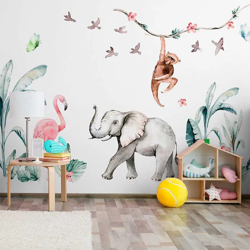 Stickers Géants - Animaux dans la savane-5