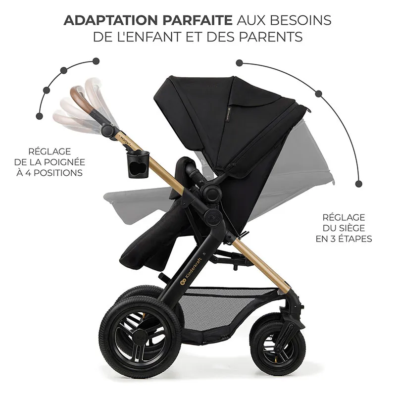 Poussette Moov 2 Air 3en1 Noir - 0m+-14