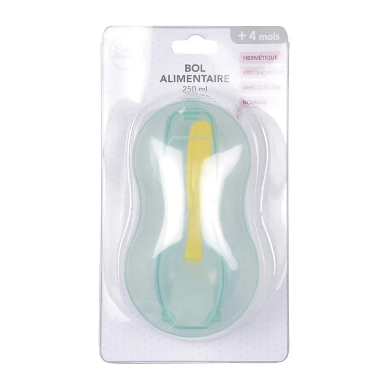Bol de transport + couvercle & cuillère - 250mL-1