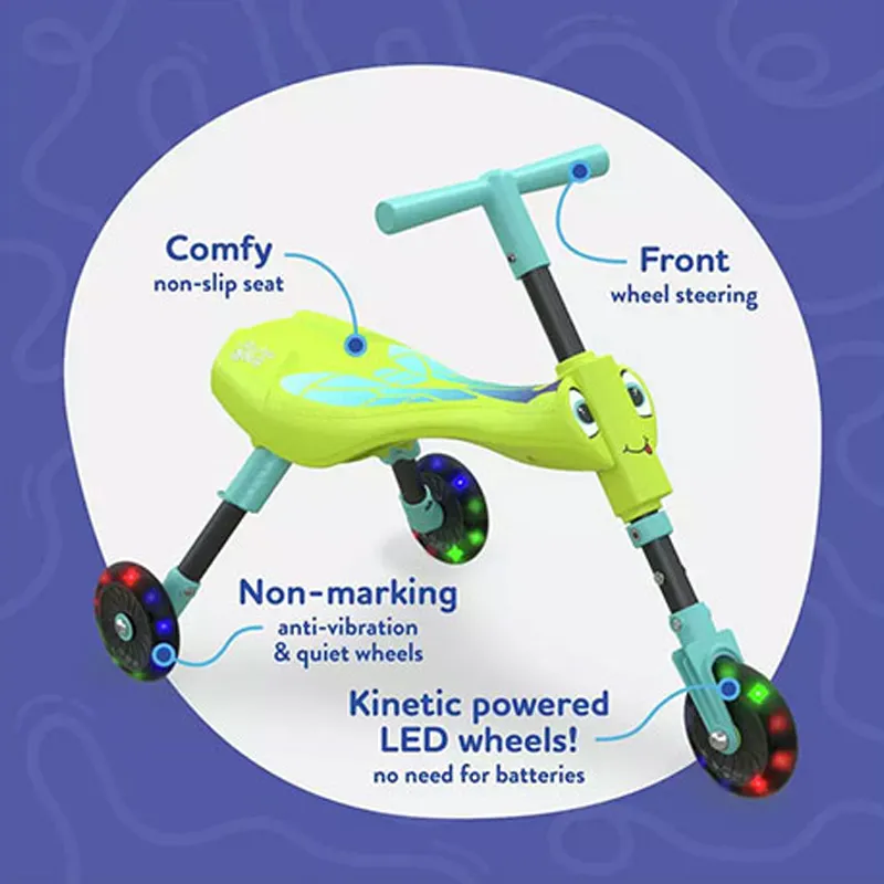 Tricycle Scuttlebug Luciole Jaune/Vert - 12m+-2