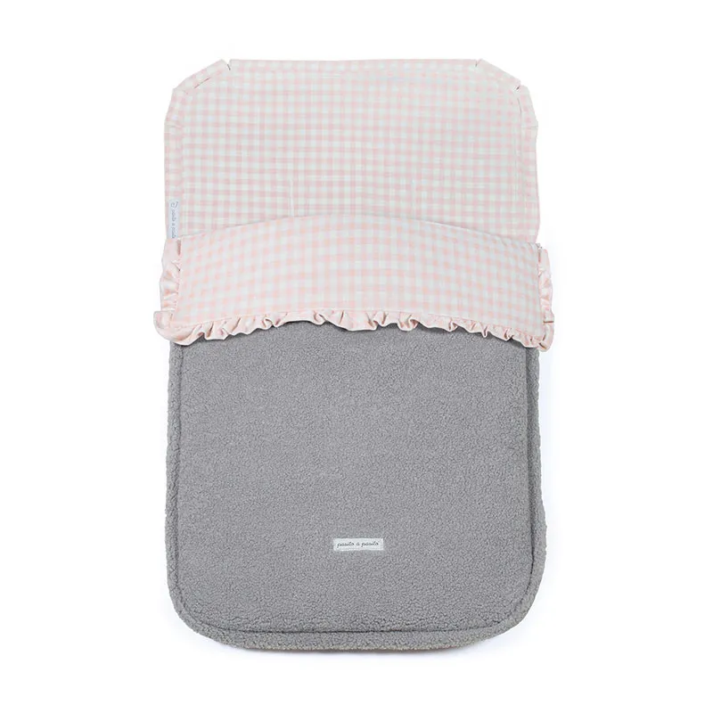 Nid d'ange 3en1 Hiver - Together Rose/Gris-0